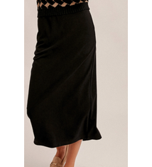 Hem & Thread BRUSH TEXTURED MIDI SKIRT