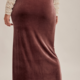 Hem & Thread PULL-ON VELVET MAXI SKIRT