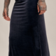 Hem & Thread PULL-ON VELVET MAXI SKIRT
