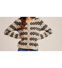 Hem & Thread NORDIC SWEATER CARDIGAN