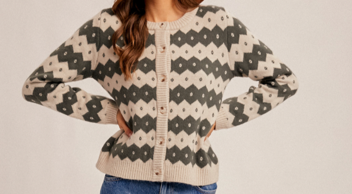 Hem & Thread NORDIC SWEATER CARDIGAN