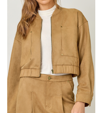 Mystree Suede Bomber