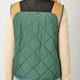 Mystree Color Blocked Vest- Green