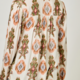 Mystree Printed Peasant Blouse