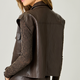Mystree Faux Leather Vest