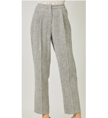 Mystree Striped Trouser- Ivory