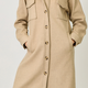 Mystree Twofer Hoodie Solid Coat