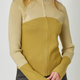 Mystree Fitted Mock Neck Zip Up Sweater