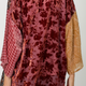 Mystree Mixed Print Burn-Out Wrap Kimono