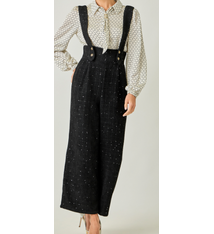 Mystree Boucle Overall Jumpsuit