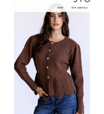 Storia Flare Fitted Sweater