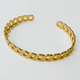 Crowned Free Generosity Bracelet – 14K Gold Plated Ethical Adjustable Cuff