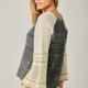 Mystree Raglan Sleeve Crochet Sweater