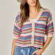 Mystree Multi Stripe Summer Cardigan