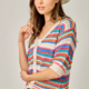 Mystree Multi Stripe Summer Cardigan