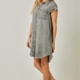 Mystree Fluttered S/V Tencel Shirt Dress