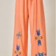 Mystree Embroidered Wide Leg Lounge Pants