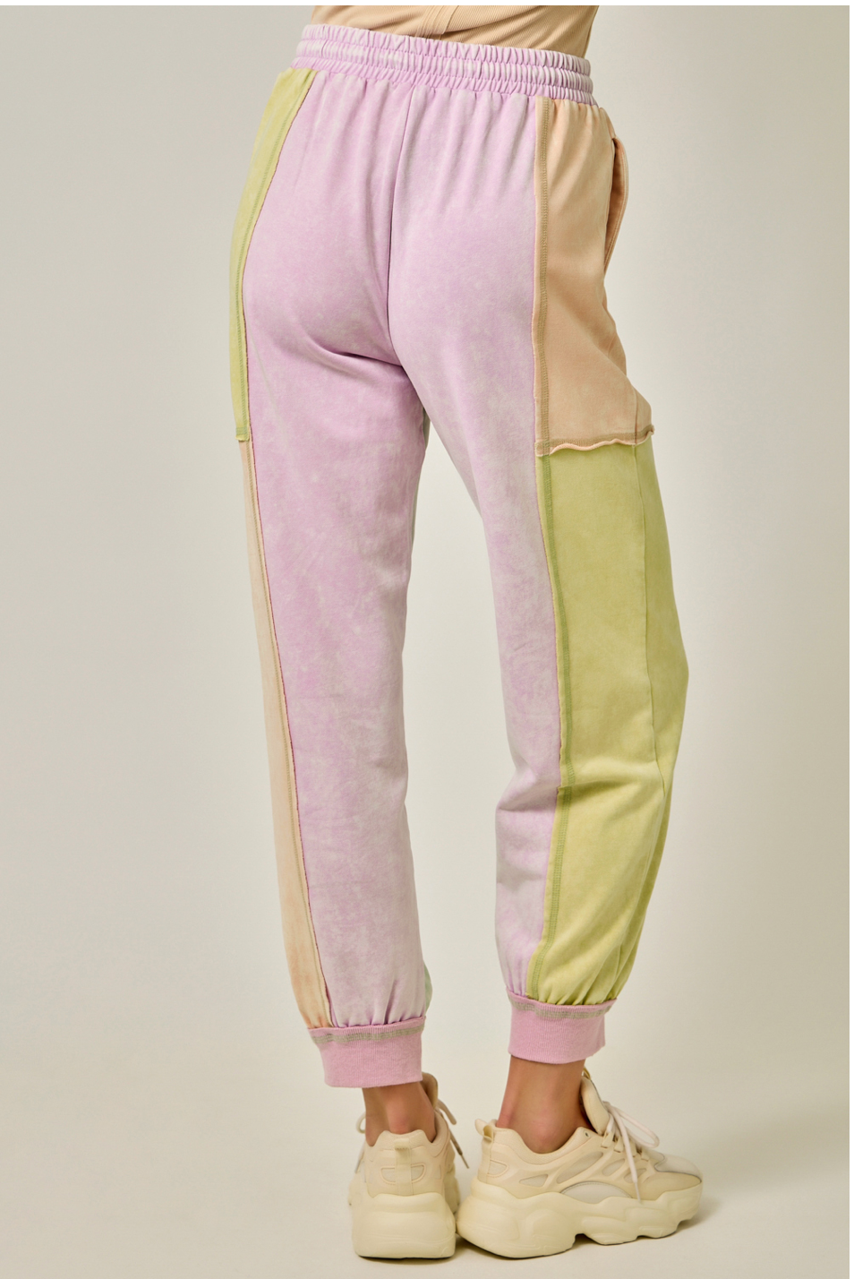 Mystree Color Blocked Track Pants