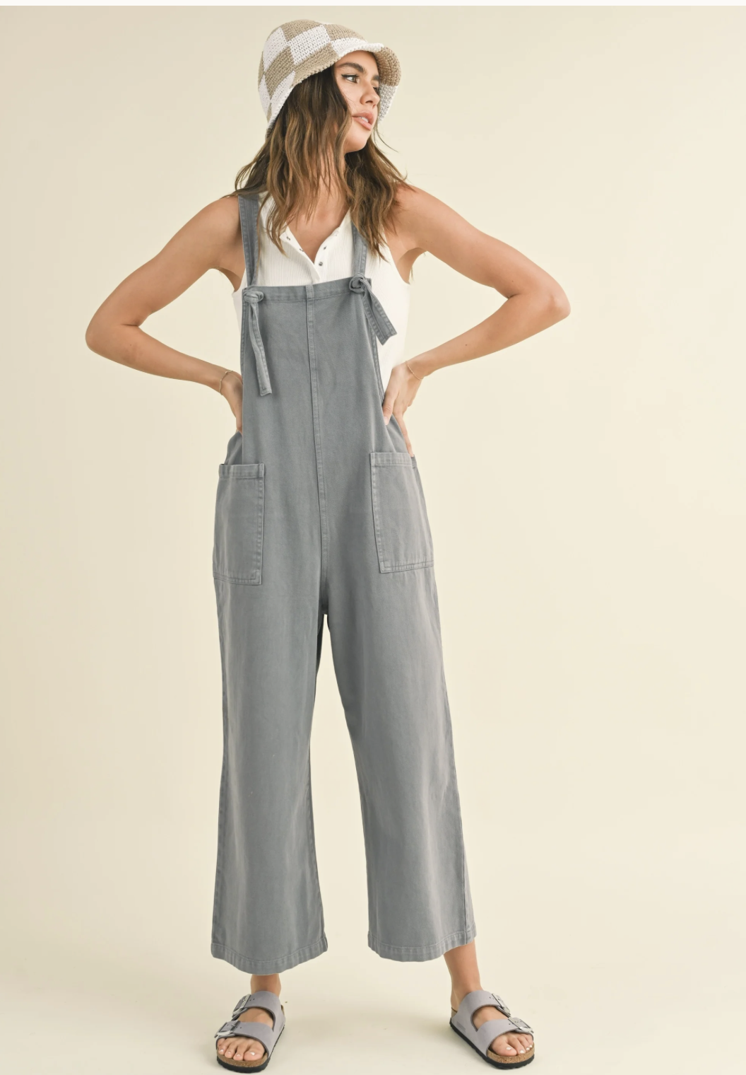Mystree Washed Tencel Jumpsuit