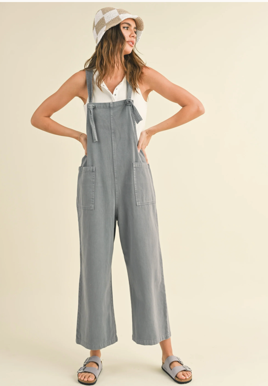 Mystree Washed Tencel Jumpsuit