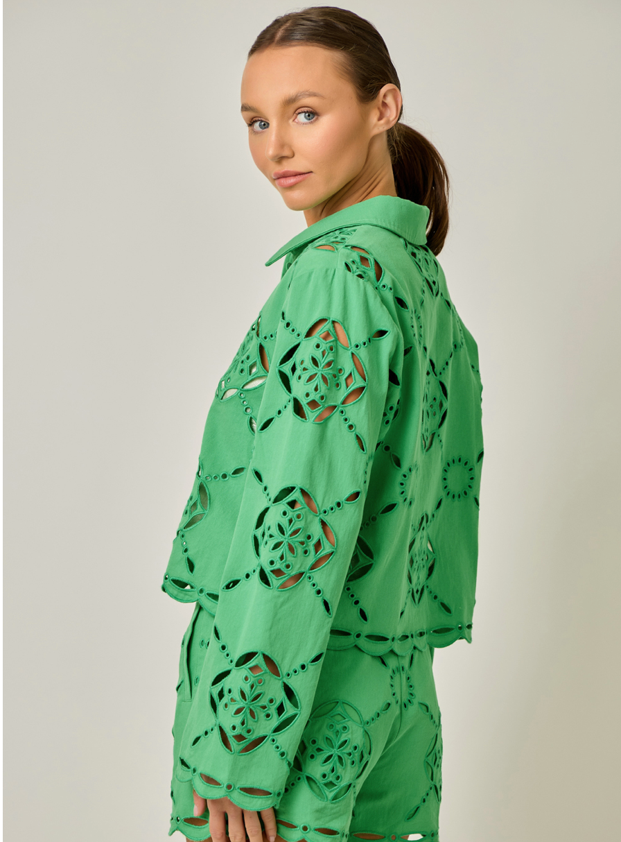 Mystree Eyelet Jacket