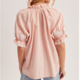 Hem & Thread Seashell Embroidered Stripe Blouse