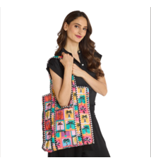 Two's Company Beldi Print Reversible Tote