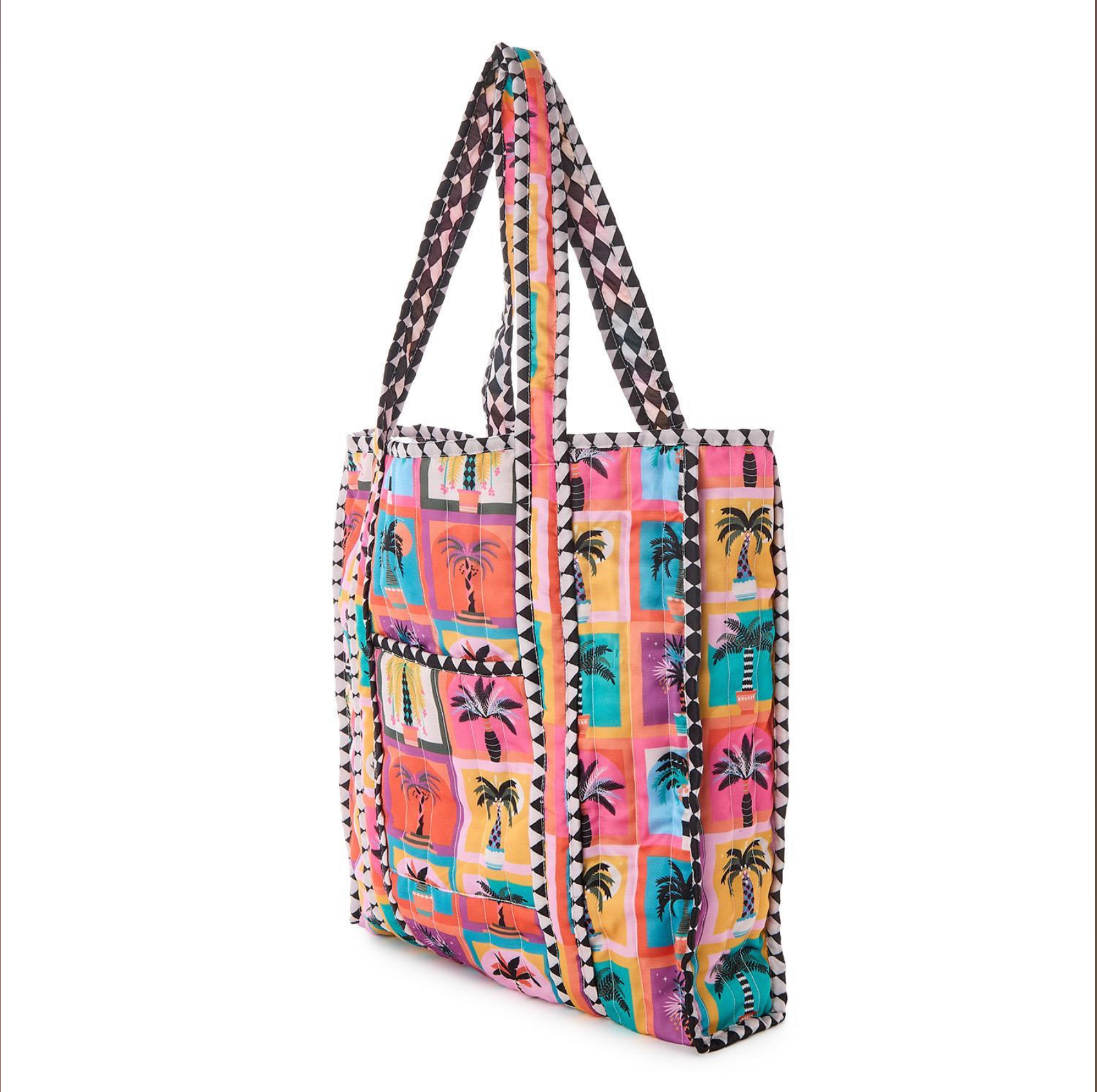 Two's Company Beldi Print Reversible Tote