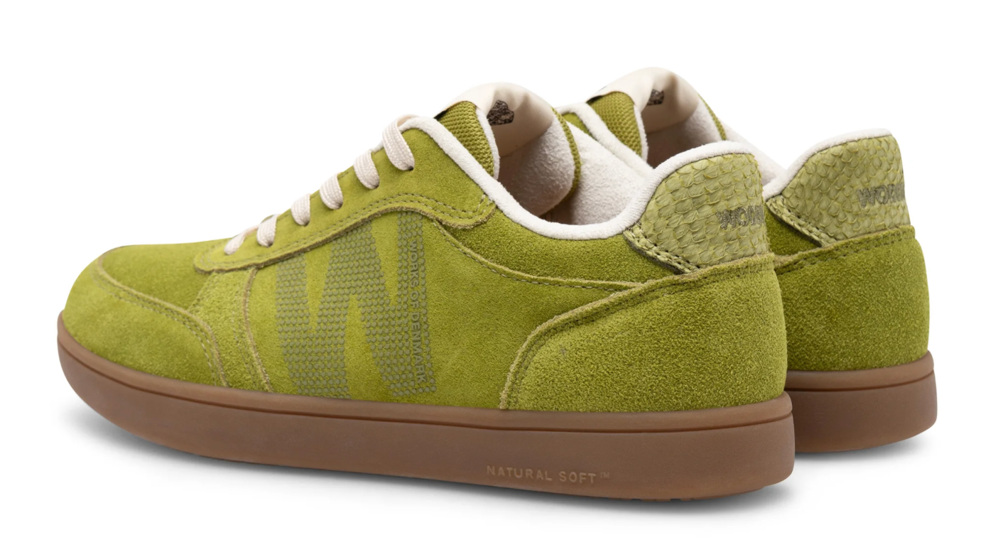Woden Bjork Suede Sneaker Bambus Green