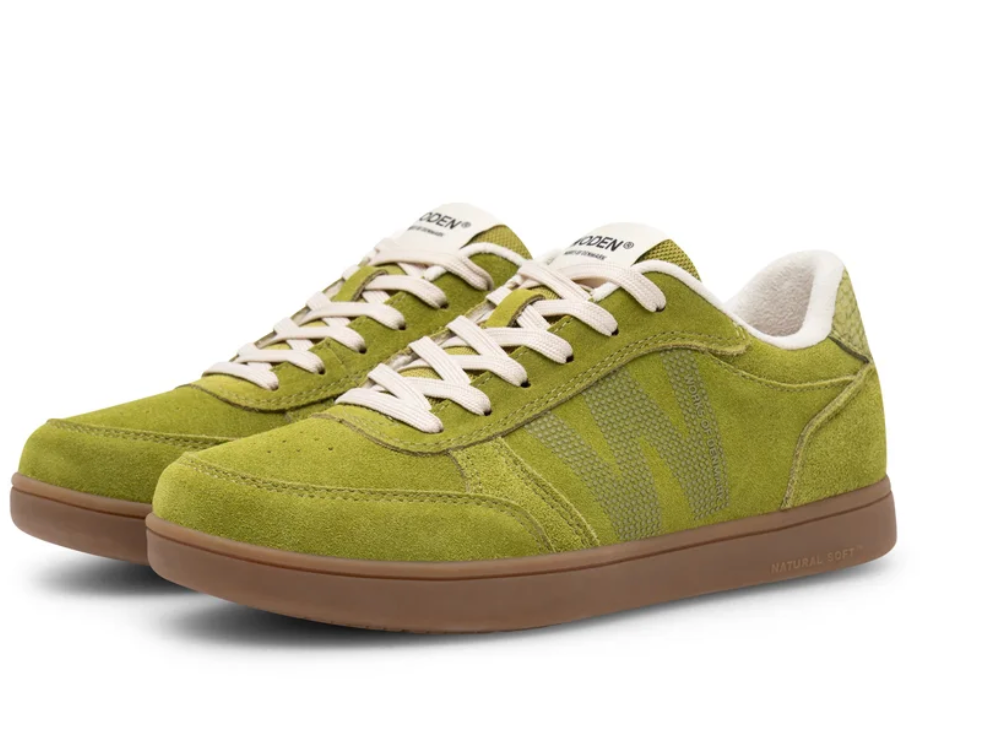 Woden Bjork Suede Sneaker Bambus Green