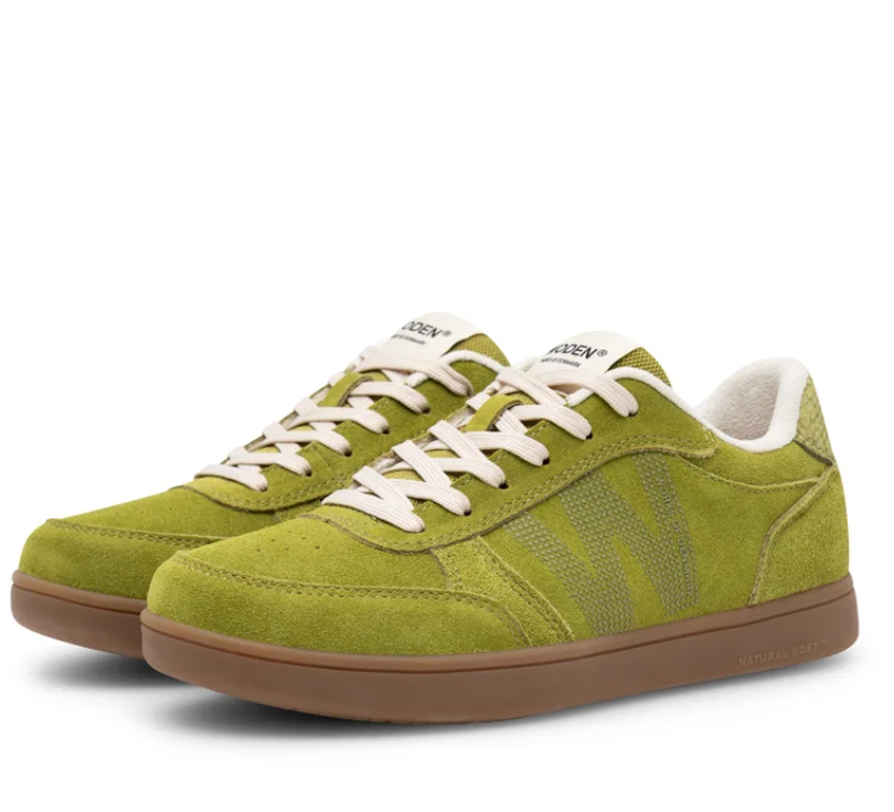 Woden Bjork Suede Sneaker Bambus Green
