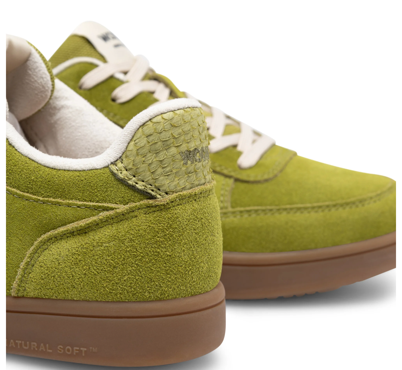 Woden Bjork Suede Sneaker Bambus Green