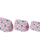 Two's Company Quilted Elephant Print Cosmetic and Accessories Pouch