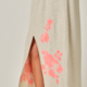 Mystree French Terry Embroidered Midi Skirt