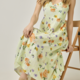 Mystree Double Gauze Tiered Long Dress