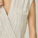 Mystree Belted Pinstripe Jumpsuit