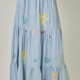 Mystree Embroidered Tiered Skirt