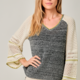 Mystree Raglan Sleeve Crochet Sweater