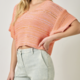 Mystree MELANGE RELAXED PULLOVER SWEATER