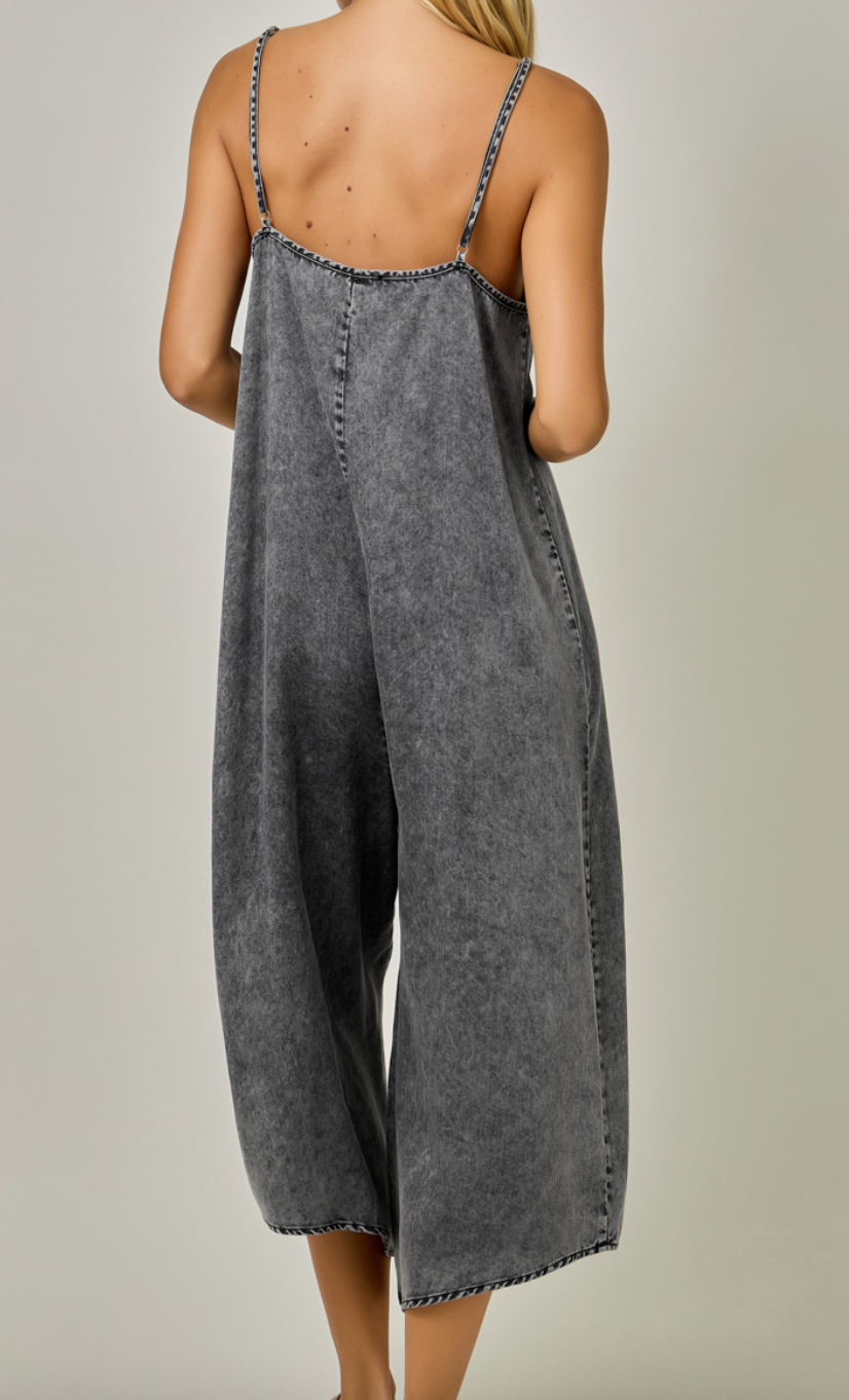 Mystree Washed Tencel Jumpsuit