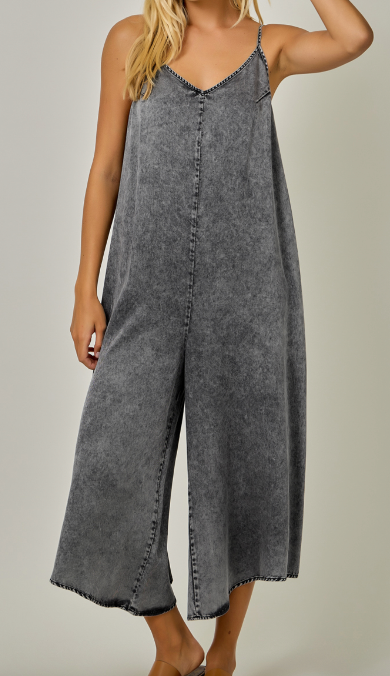 Mystree Washed Tencel Jumpsuit