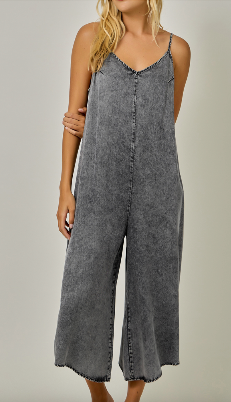 Mystree Washed Tencel Jumpsuit
