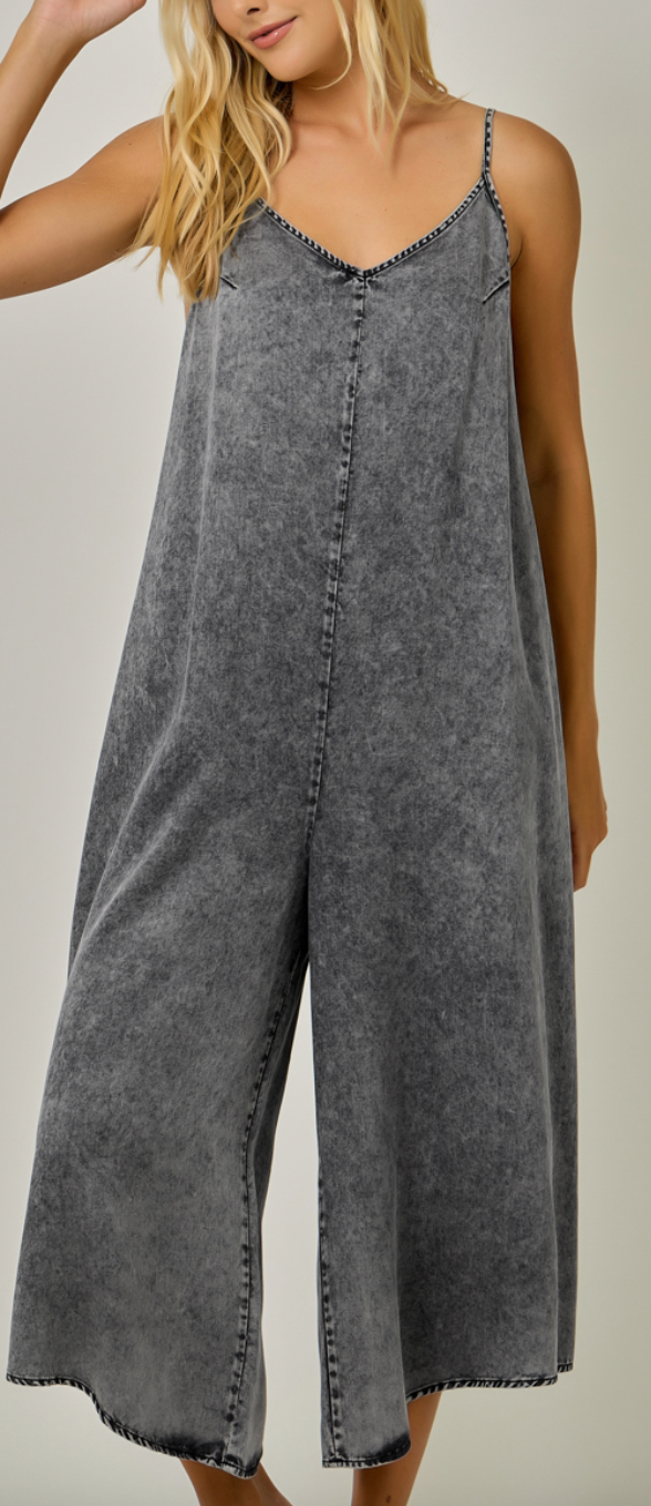 Mystree Washed Tencel Jumpsuit