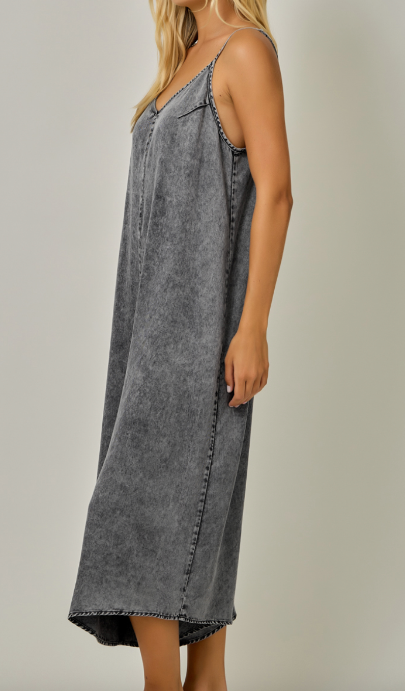 Mystree Washed Tencel Jumpsuit