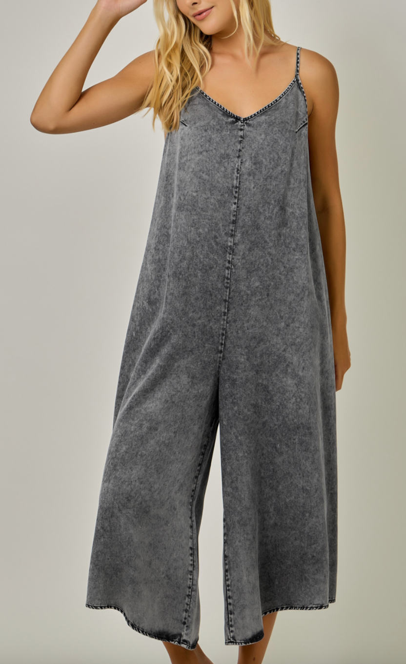 Mystree Washed Tencel Jumpsuit