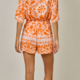 Mystree Botanical Tribal Printed Shorts