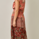 Mystree Sleeveless Mixed Print Dress