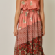 Mystree Sleeveless Mixed Print Dress
