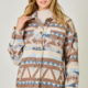 Mystree Aztec Shirt Jacket