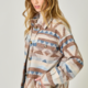 Mystree Aztec Shirt Jacket